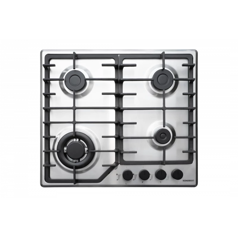 Schubert DAIWA A6401I Built-In Gas Hob 60cm Stainless Steel - Schubert